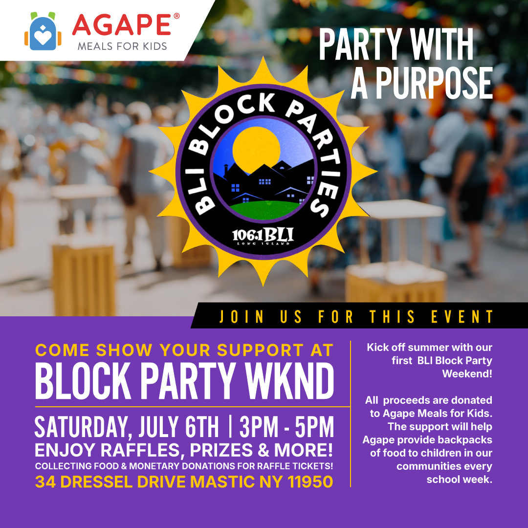WBLI Block Party flyer, July 6, 2024