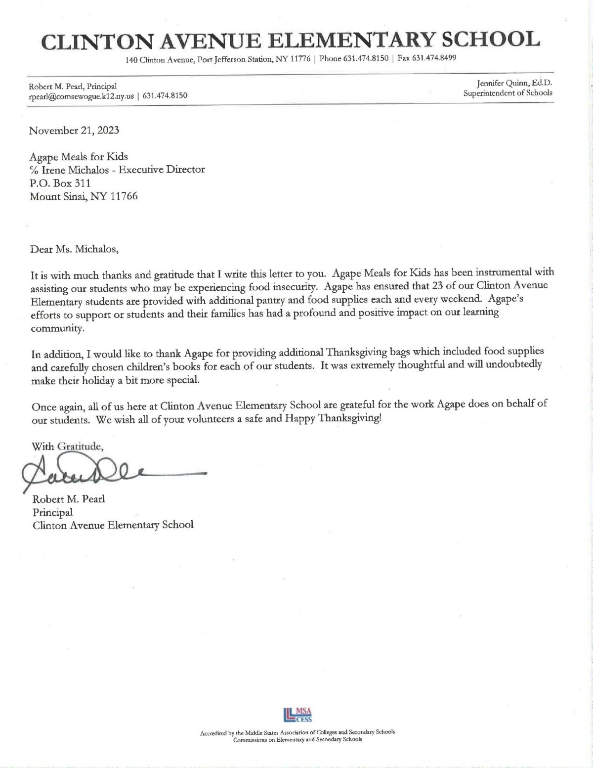 Certificate of Appreciation