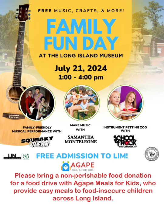 Long Island Museum event flyer